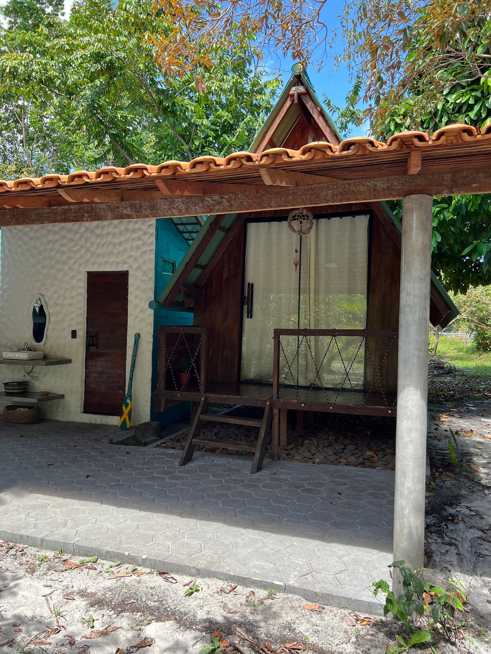 Chalé Beija-Flor na Casa Raízes
